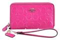 Hot Pink Coach Wristlet Wallet