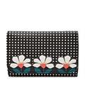 Lost Black with flowers wallet