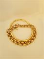 14k Gold womans shiny bangle bracelet 