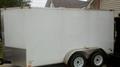 Stolen enclosed white trailer (A&T auto)
