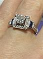 Diamond and sapphire ring 