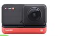 Insta360 one R camera with selfie stick 